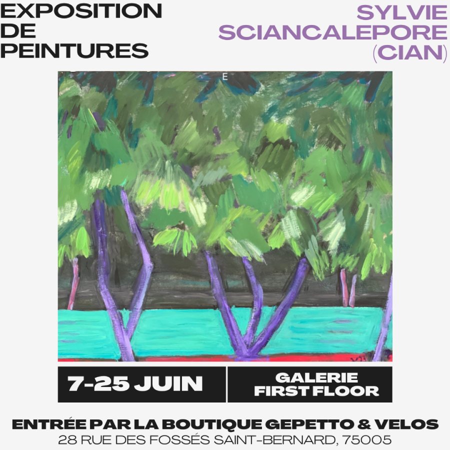 exposition de peintures, Sylvie Sciancalepore, du 6 au 25 juin.
